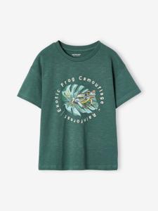 Jongensshirt met natuurmotief korstmos