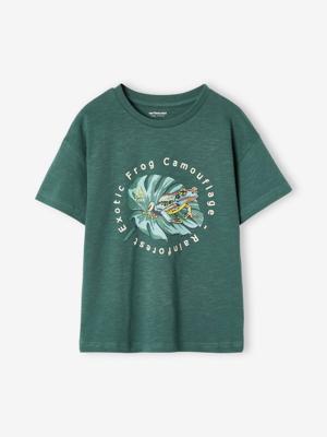 Jongensshirt met natuurmotief korstmos