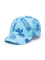 Moschino Kids casquette à logo imprimé - Bleu - thumbnail