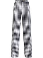 ETRO pantalon droit à carreaux vichy - Bleu