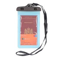 Bellatio Design Telefoonhoesje - 2x - blauw - kunststof - 21 x 11,5 cm - waterdicht