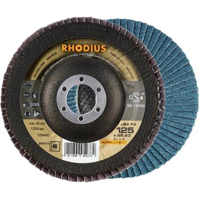 Rhodius 204015 LSZ F2 Lamellenschijf RVS, Staal 10 stuk(s)