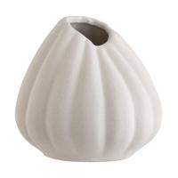 Leen Bakker - Vaas Sereen - Off-white - 12,7xØ13,5 Cm - Keramiek - Wit#Crème - B12.7 Cm