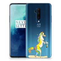 OnePlus 7T Pro Telefoonhoesje met Naam Horse Color