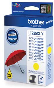 Brother LC-225XLY inktcartridge Origineel Geel 1 stuk(s)