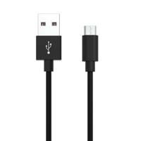 Ansmann USB-kabel USB 2.0 USB-A stekker, USB-micro-B stekker 2.00 m Zwart Aluminium-stekker, TPE-mantel 1700-0077 - thumbnail