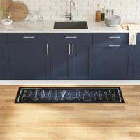 Keuken Mat Other Chef's ruimte 45 x 150 cm Fluweel