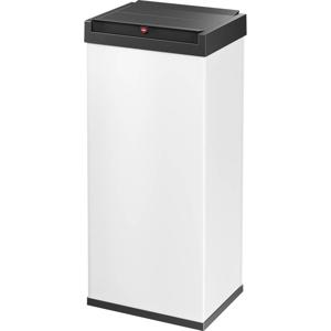 Hailo Bix-Box Swing XL 8602310 Afvalbak 52 l Plaatstaal (b x h x d) 339 x 763 x 260 mm Wit, Zwart Met zelfsluitende zwenkdeksel 1 stuk(s)