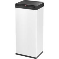 Hailo Bix-Box Swing XL 8602310 Afvalbak 52 l Plaatstaal (b x h x d) 339 x 763 x 260 mm Wit, Zwart Met zelfsluitende zwenkdeksel 1 stuk(s)