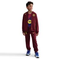 Nike FC Barcelona Club Fleece Joggingpak 2025-2026 Kids Donkerrood Geel