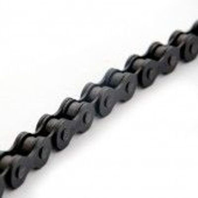 Simson fietsketting normaal basic - 112 schakels, 1/2"x1/8", voor stadsfietsen zonder versnelling en met naafversnelling - zwart