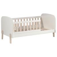 Leen Bakker - Vipack Peuterbed Kiddy - 68x77x148 Cm - MDF/Grenenhout - Wit - 148.2x77x68 Cm