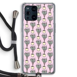 Boompje: Oppo Find X3 Transparant Hoesje met koord