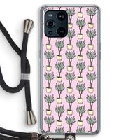 Boompje: Oppo Find X3 Transparant Hoesje met koord