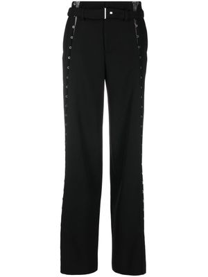 Dion Lee pantalon ample à détails d'œillets - Noir