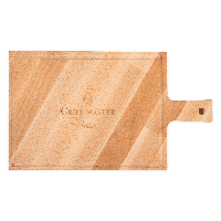 Snijplank Large rechthoek handvat sapgeul 41x22 cm