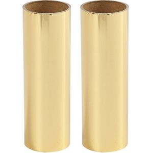 3x rollen gouden hobby decoratiefolie 50 cm