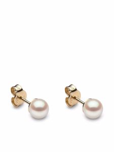 Yoko London puces d'oreilles Classic 5 mm en or 18ct ornées de perles Akoya