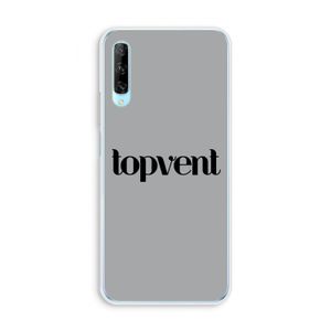 Topvent Grijs Zwart: Huawei P Smart Pro Transparant Hoesje