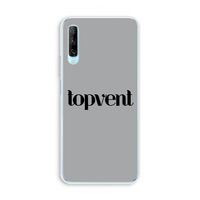 Topvent Grijs Zwart: Huawei P Smart Pro Transparant Hoesje