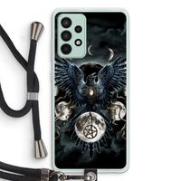 Sinister Wings: Samsung Galaxy A52s 5G Transparant Hoesje met koord