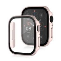 Hard case 45mm - Licht roze (mat) - Geschikt voor Apple Watch 45mm - thumbnail