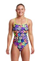 Funkita Dunkin Donuts single strap badpak dames 34