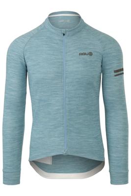 AGU Merino Fietsshirt Lange Mouwen Performance Heren - Blauw - S