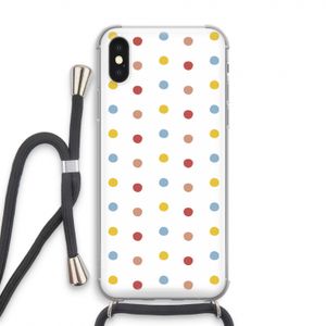 Bollen: iPhone XS Transparant Hoesje met koord