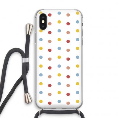 Bollen: iPhone XS Transparant Hoesje met koord