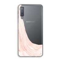 Peach bath: Samsung Galaxy A7 (2018) Transparant Hoesje