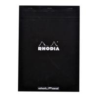 Schrijfblok rhodia a4 dots 80v 80gr zwart