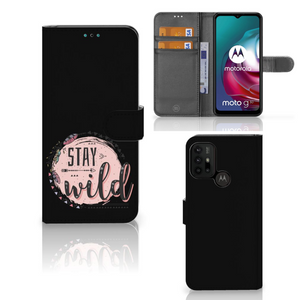 Motorola Moto G10 | G20 | G30 Leuk Hoesje Boho Stay Wild