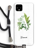 Green Brush: Pixel 4 XL Transparant Hoesje met koord
