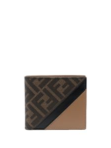 FENDI portefeuille à motif monogrammé - Marron