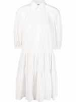 Comme Des Garçons Comme Des Garçons robe-chemise à manches bouffantes - Blanc - thumbnail