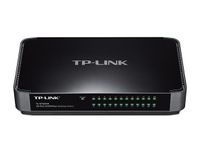 TP-LINK TL-SF1024M Unmanaged Fast Ethernet (10/100) Zwart