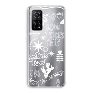 Good vibes: Xiaomi Mi 10T 5G Transparant Hoesje