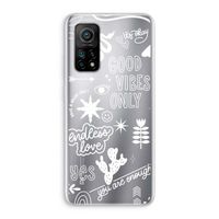 Good vibes: Xiaomi Mi 10T 5G Transparant Hoesje