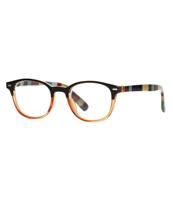 Spectrum leesbril transparant oranje/ gekleurd 1.50