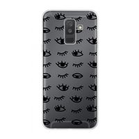 Eye pattern #2: Samsung Galaxy A6 Plus (2018) Transparant Hoesje