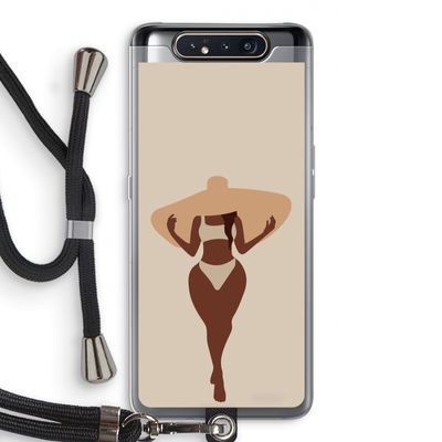 Let's get salty: Samsung Galaxy A80 Transparant Hoesje met koord