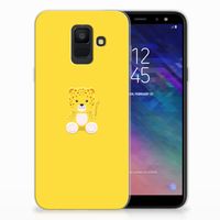 Samsung Galaxy A6 (2018) Telefoonhoesje met Naam Baby Leopard - thumbnail