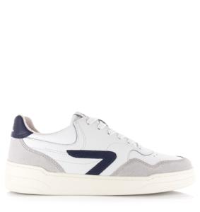 Hub Hub - Court | White/Blue/Ice/Ivory Wit Leer Lage sneakers Heren