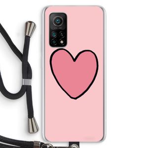 Hartje: Xiaomi Mi 10T 5G Transparant Hoesje met koord