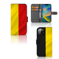 Apple iPhone 14 Bookstyle Case Belgische Vlag - thumbnail