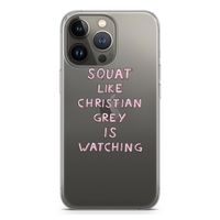 Christian Grey: iPhone 13 Pro Transparant Hoesje