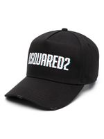 DSQUARED2 casquette à logo imprimé - Noir - thumbnail