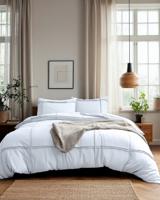 Sleeptime Washed Tufted Wit 200 x 200/220 cm