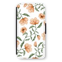 Peachy flowers: iPhone 11 Flip Hoesje